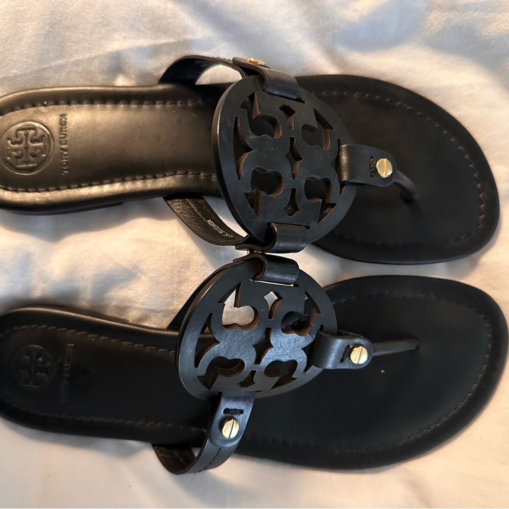 Tory Burch miller sandals black